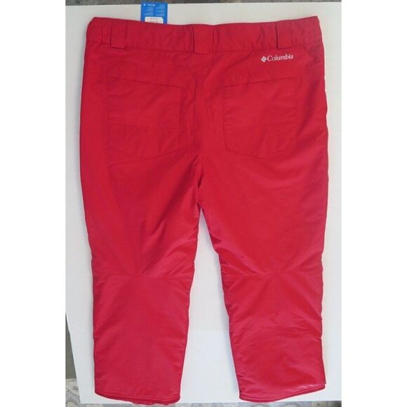 Columbia WS0946 613 Men's Sz 1X Mountain Red Bugaboo IV Ski/Snowboard Pants $130 - Picture 2 of 12